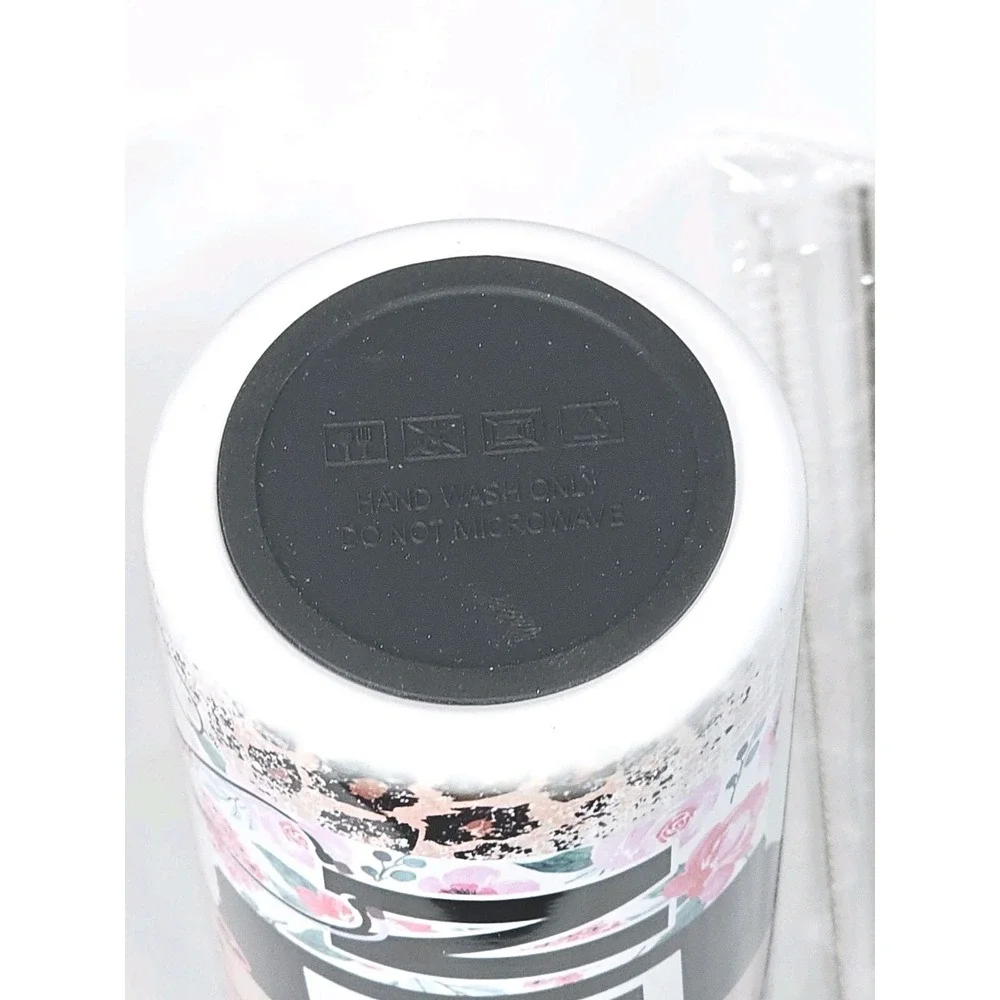 New Nurse Life Pink Stainless Steel  Skinny 20oz Tumbler Lid & Plastic Straw